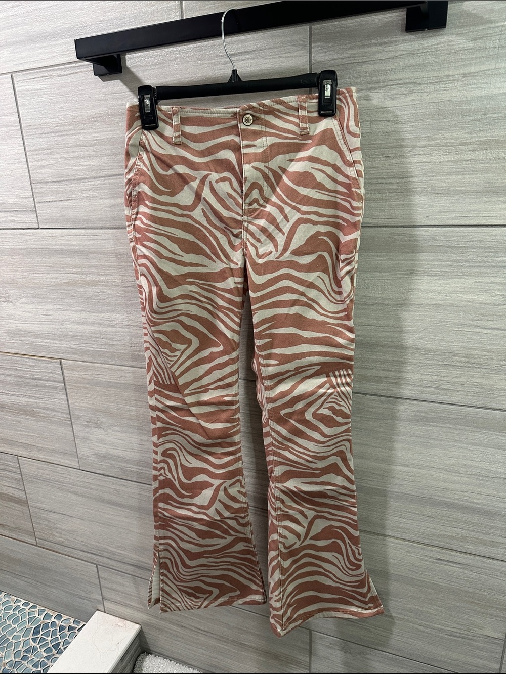 We The Free Zebra Print bootcut pants